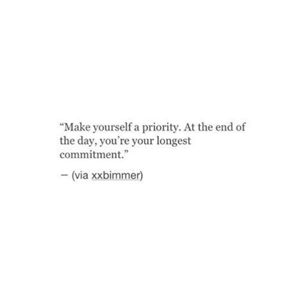 make yourself a priority