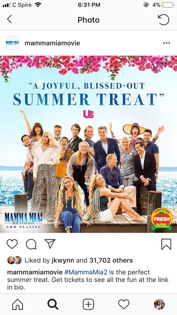 Mamma Mia 2 poster