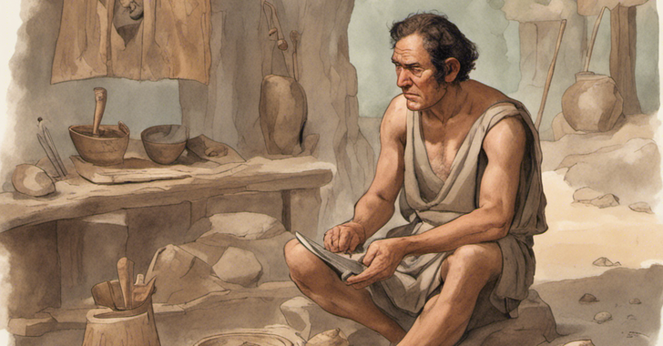 Man in Neolithic era learns skilled trade