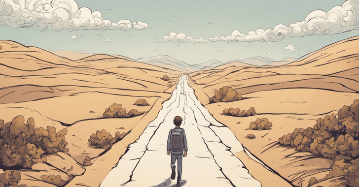 man sets out on long journey to achieve dreams