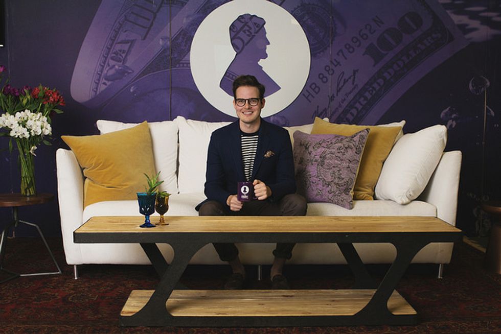 man waiting for interview