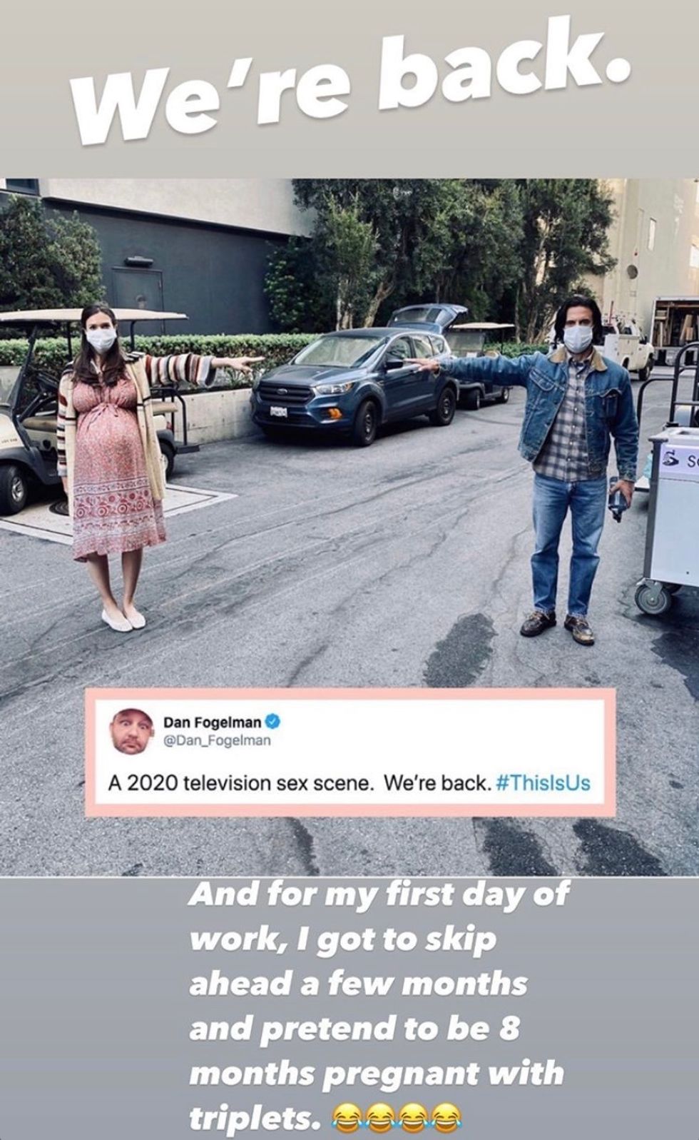 Mandy Moore Instagram Story