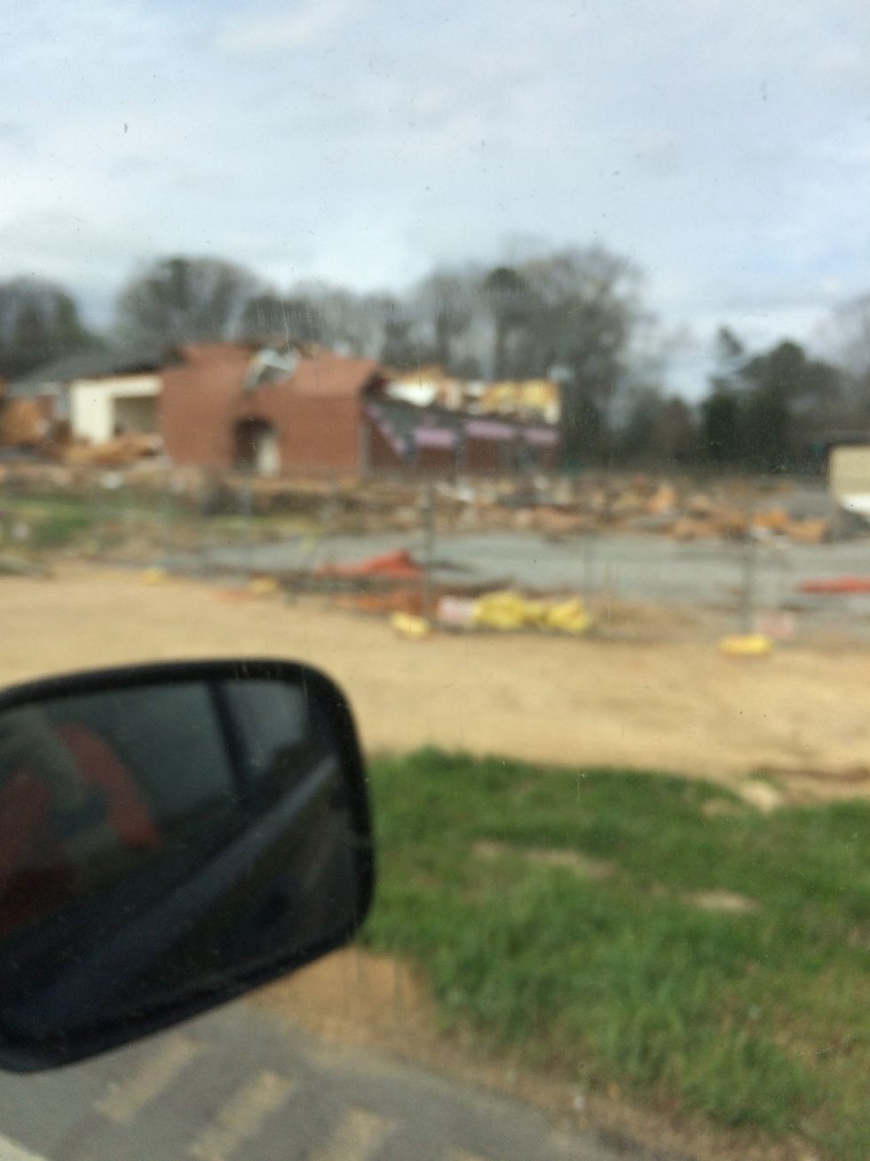 March 19, 2018 tornado in Jacksonville, Alabama. 