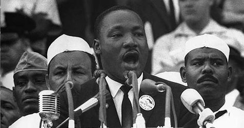 Martin Luther King Jr. delivers famous speech