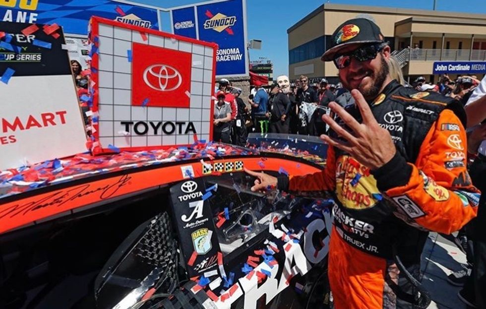Truex Jr. Triumphs In Wine Country