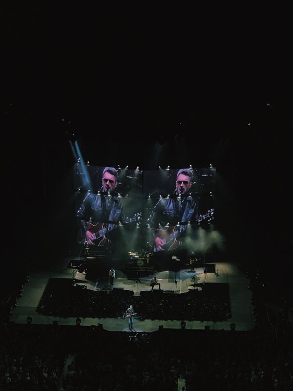 Massive display at concert, part of what causes concert hangover