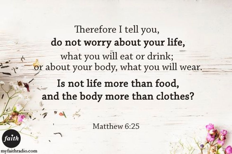 matthew 6:25