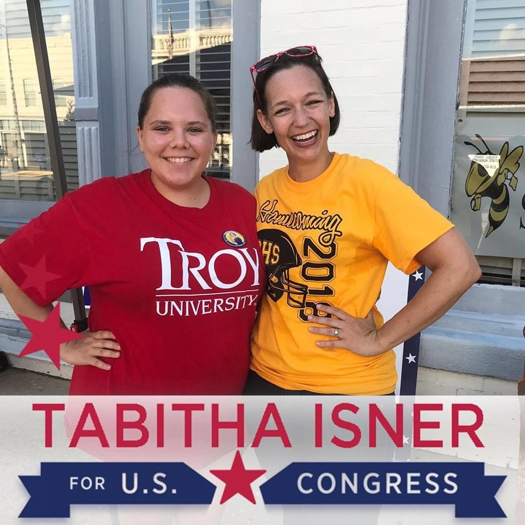 me and Tabitha Isner