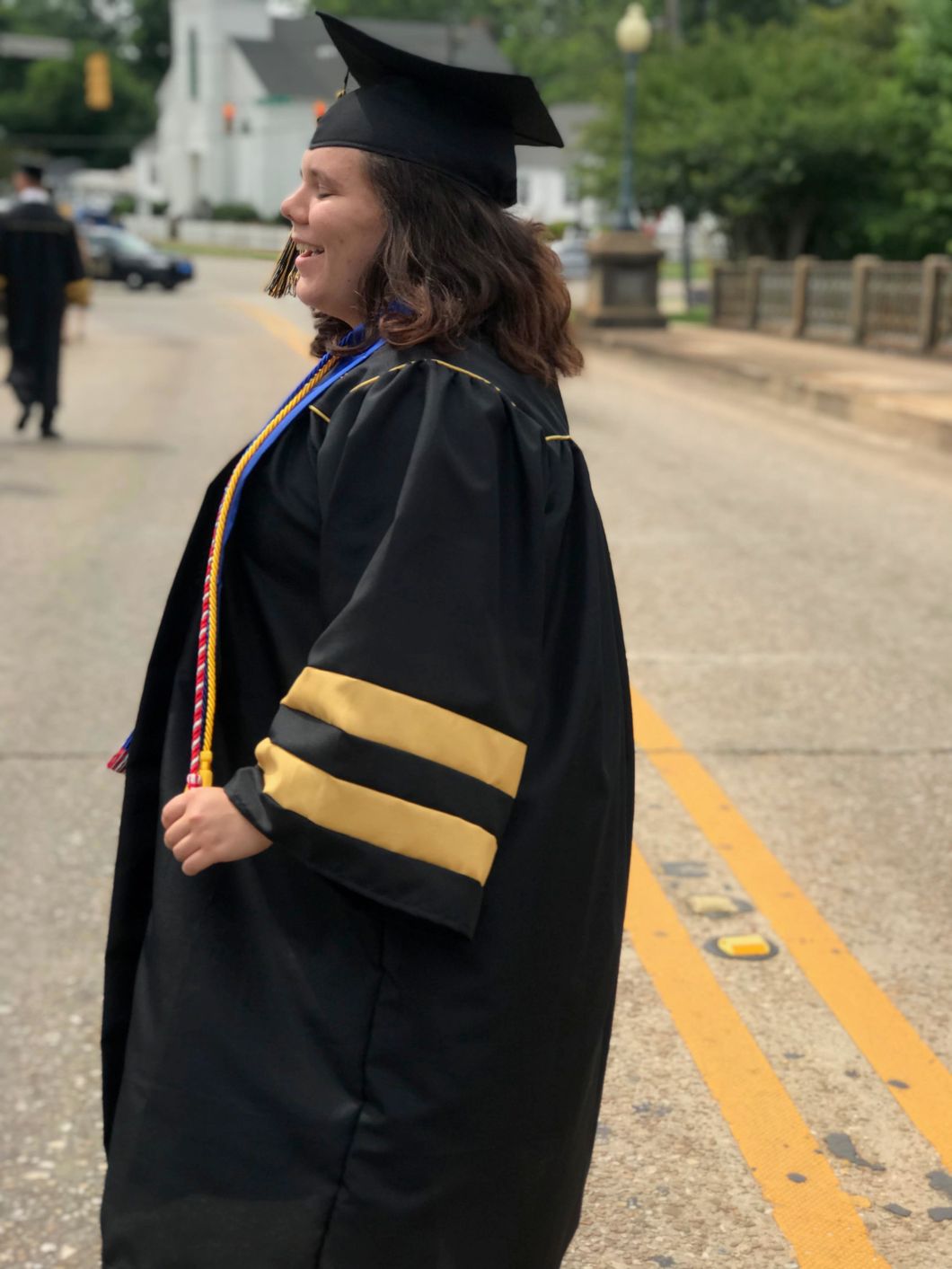 me in my cap and gown