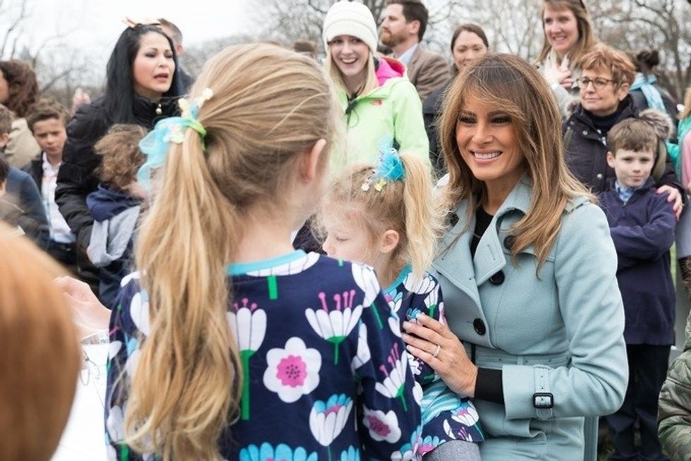 melania trump children