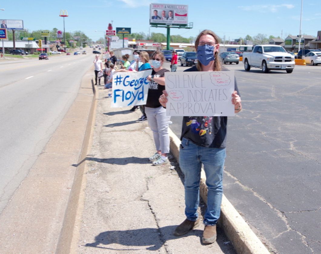 Protesting In A Small Town