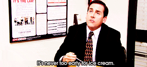 Michael Scott discusses food habits