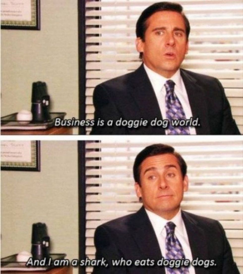 Michael Scott on animals