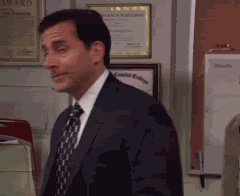michael scott saying no in the office