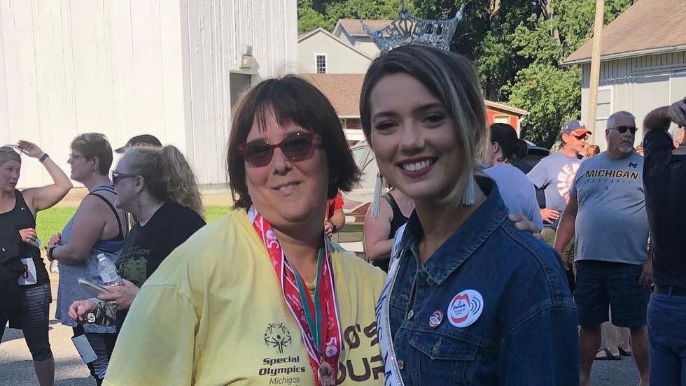 Miss Michigan at the Miss America pageant
