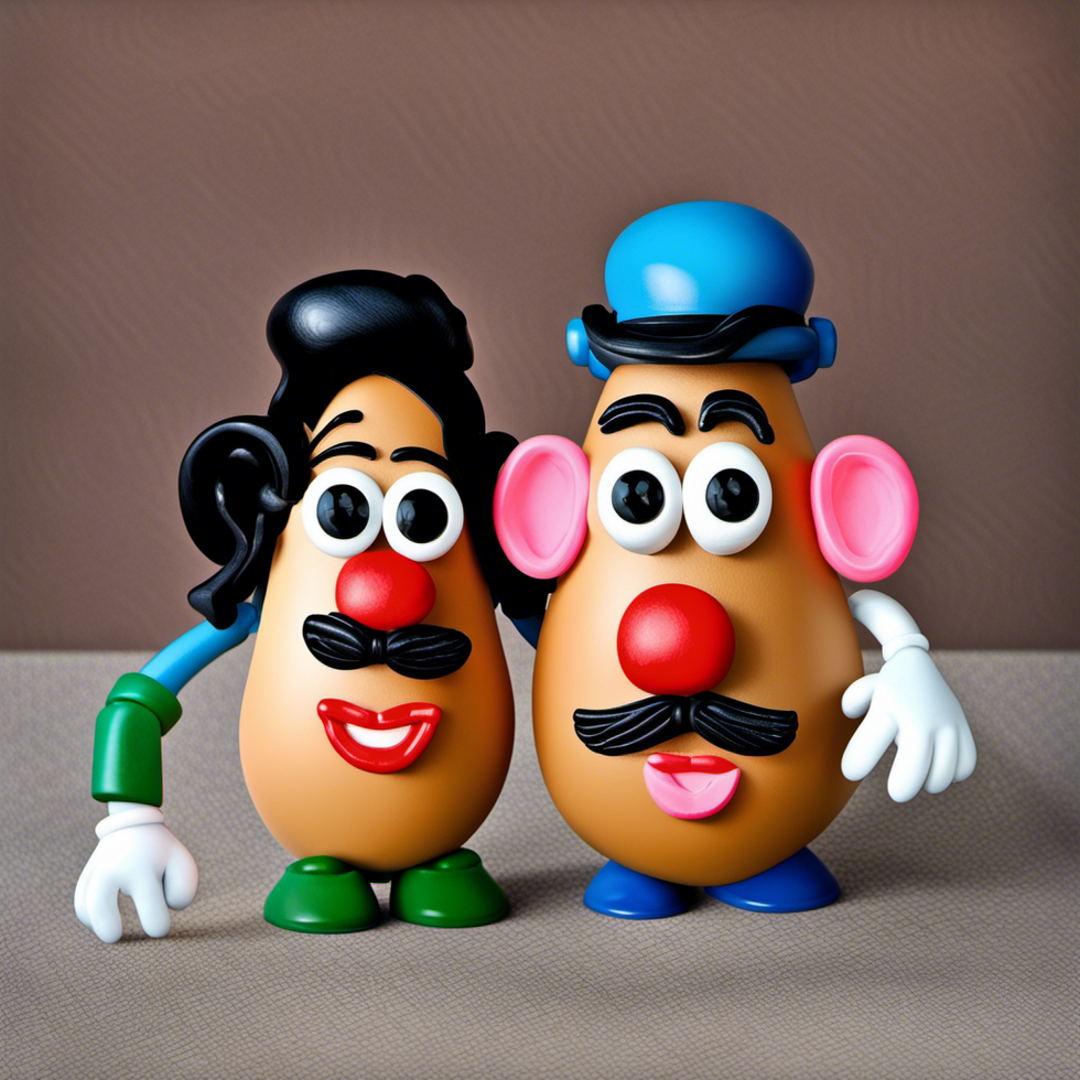Mr. and Mrs. Potato Head, a dynamic duo