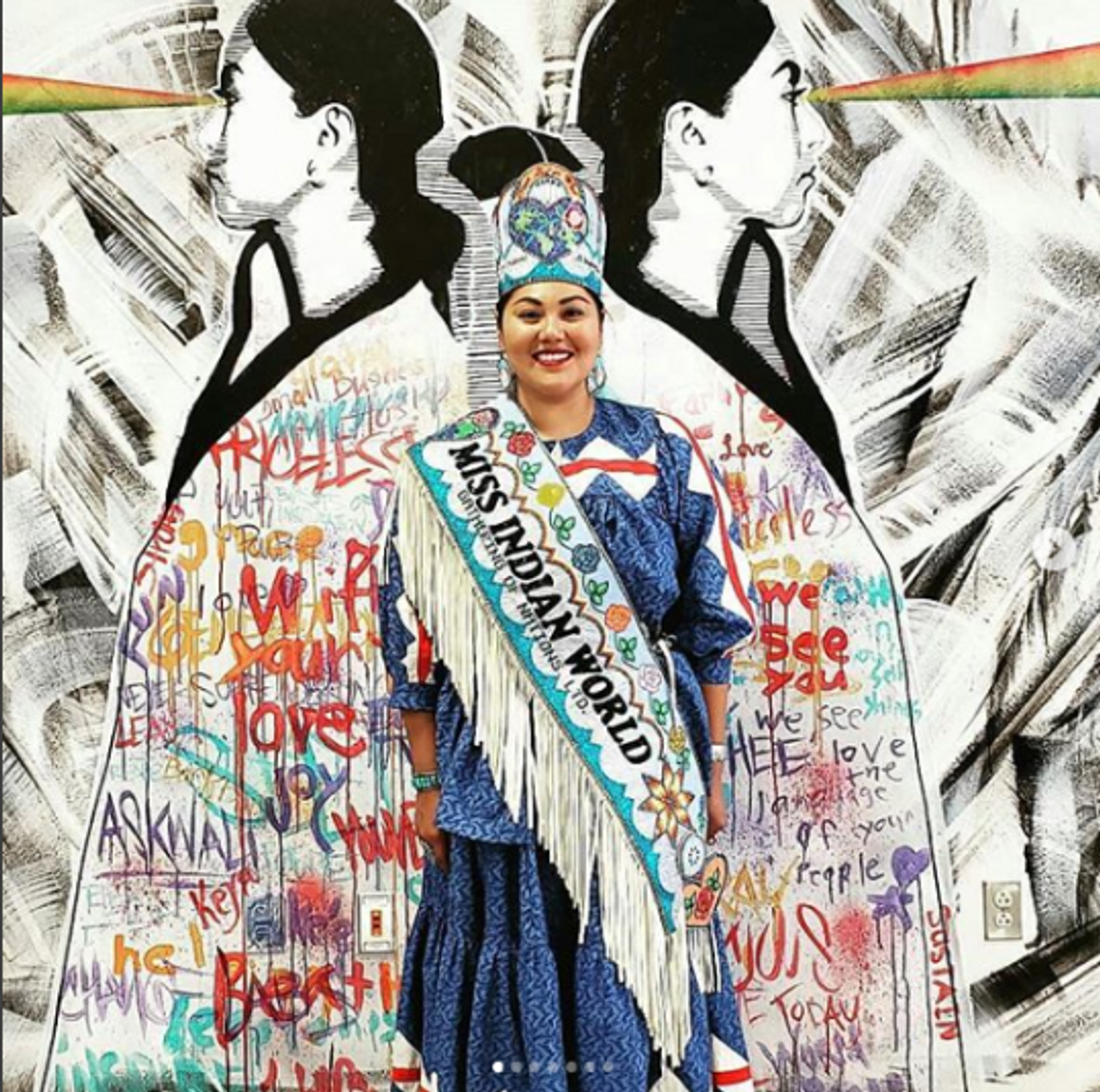 native american pageant queen
