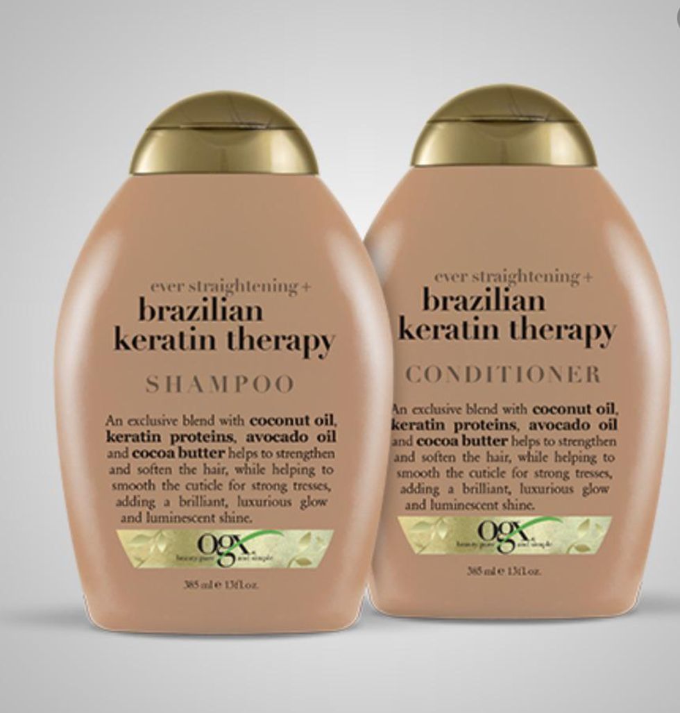 OGX Brazilian keratin treatment shampoo and conditioner