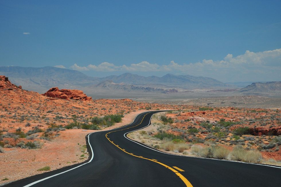 Open Desert Road