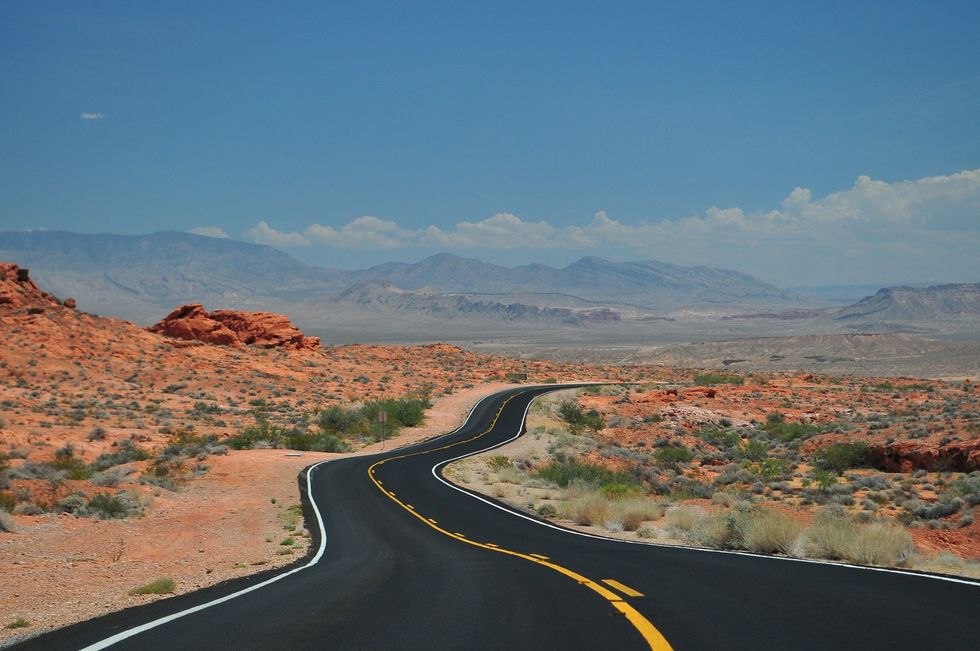 Open Desert Road
