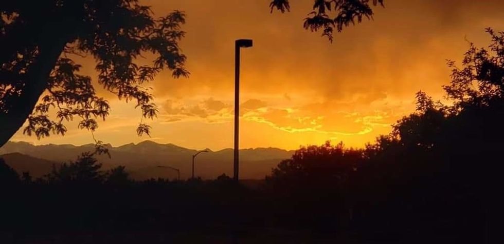 Orange Colored Skies