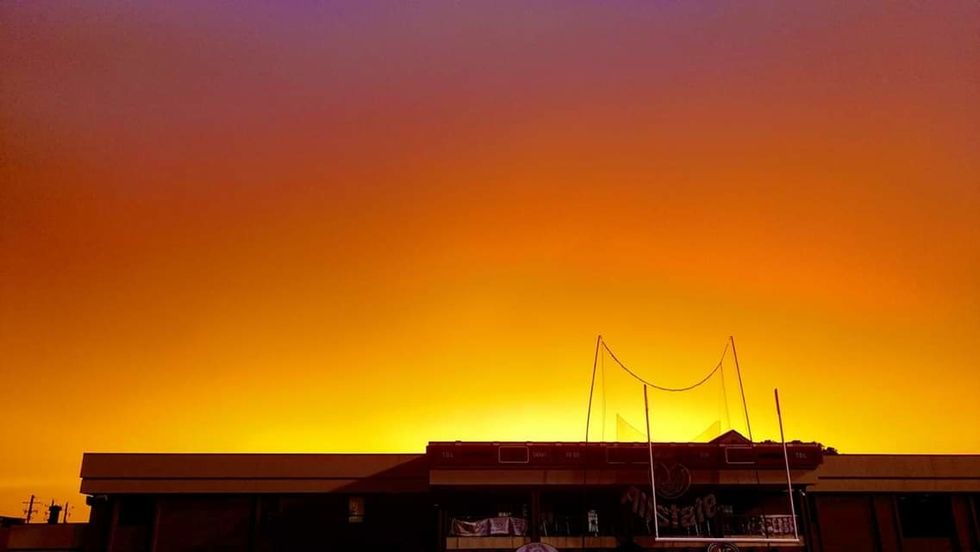 Orange Colored Skies