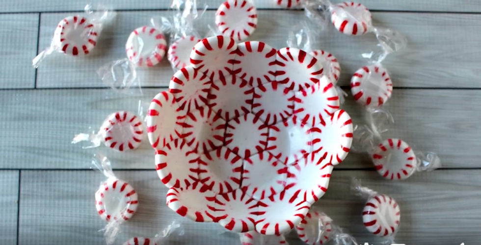 Peppermint Candy Bowl
