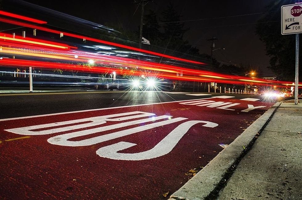 Person driving their car