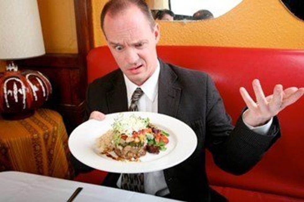 Petty things to wish for your enemy: get wrong food