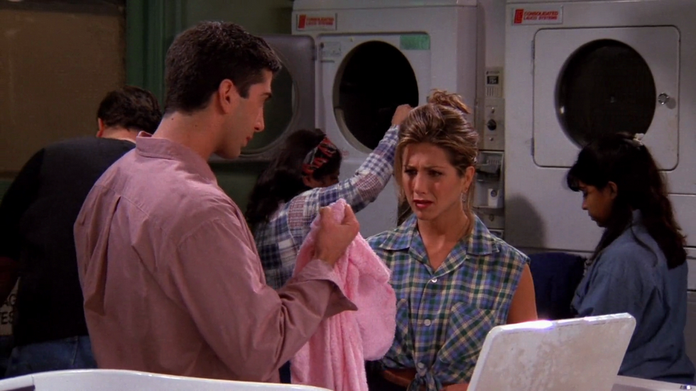 Petty things to wish for your enemy: turn your whites into pink while doing laundry