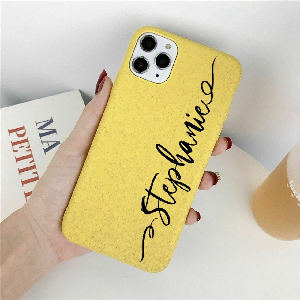 Phone case customized with name