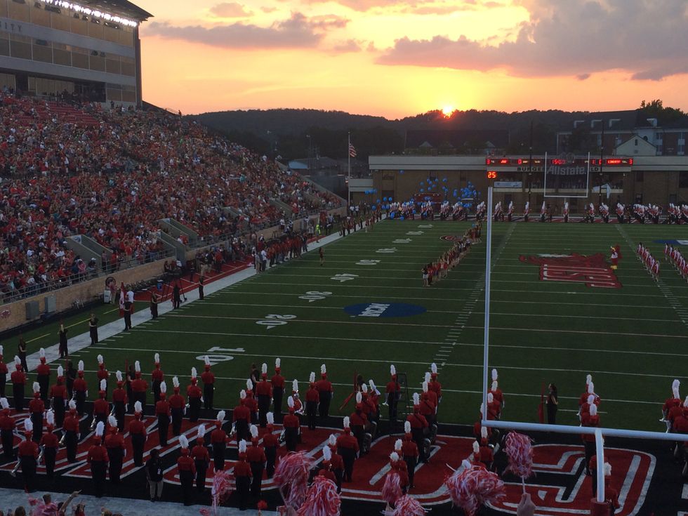 Photo from a JSU football game