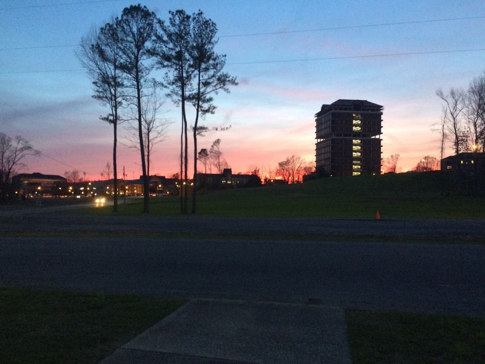 Photo of Houston Cole Library from First Baptist Jacksonville.
