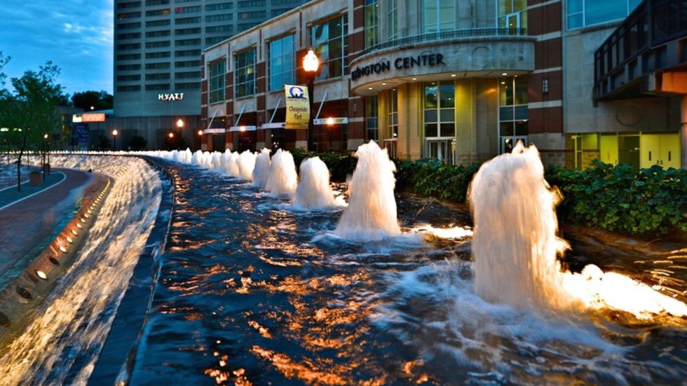 Photo of Triangle Park in downtown Lexington, KY