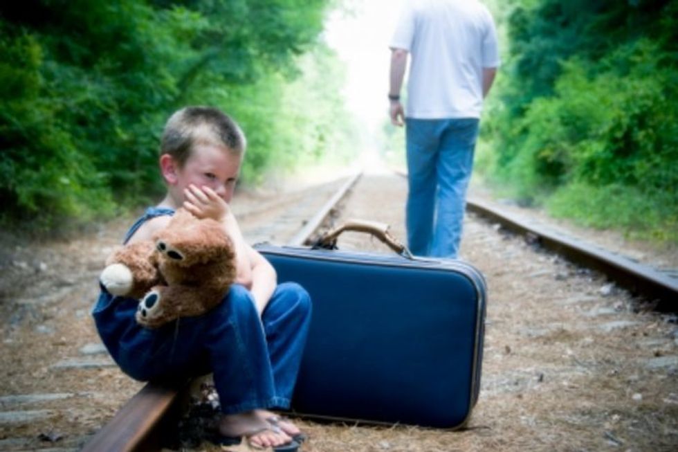 To a dad that's alive but is not really there