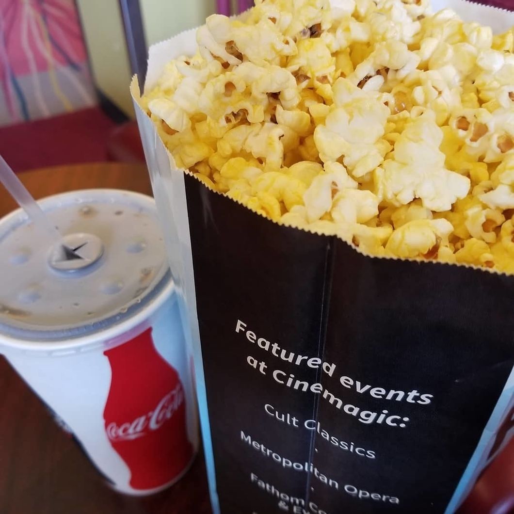 popcorn and coke