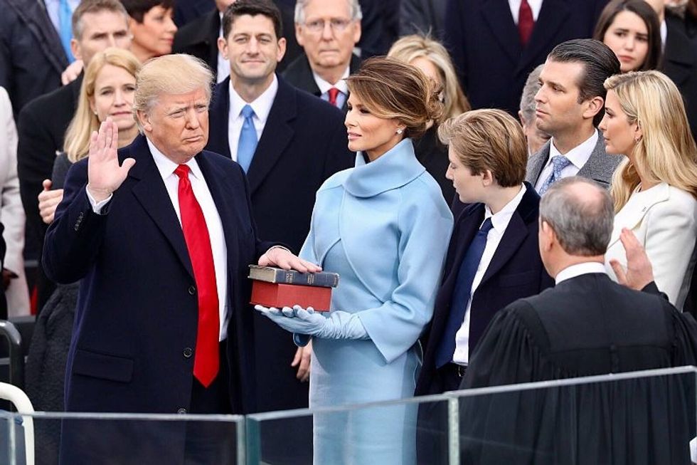President Trump Swearing In