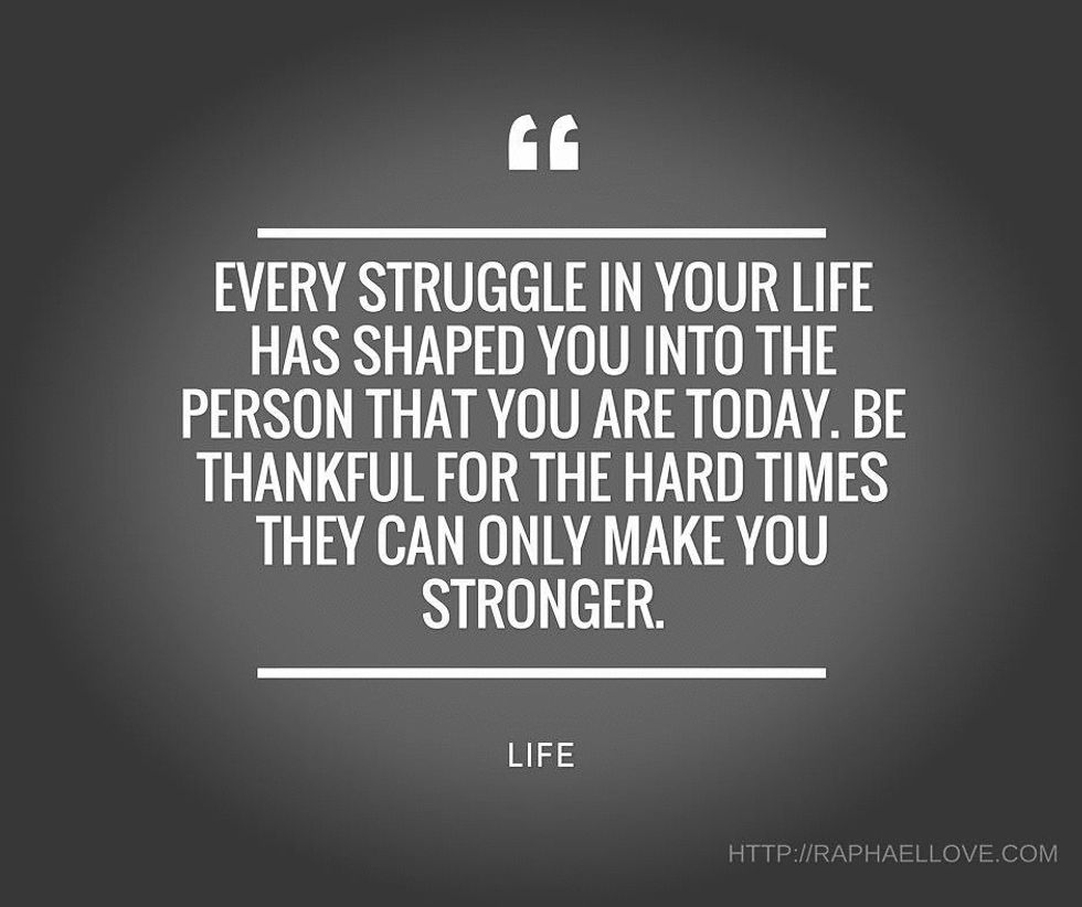 Quote about hardship