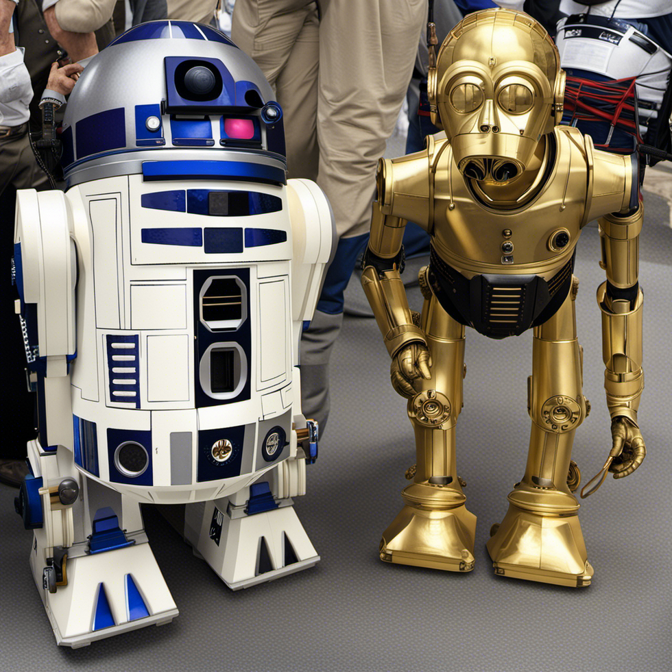 R2D2 and C3PO, a dynamic duo