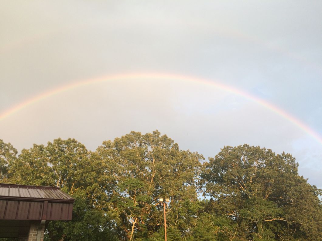 rainbow in the sky