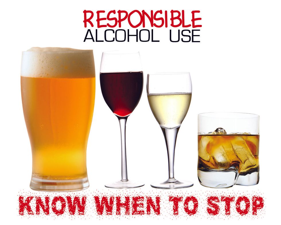 Responsible alcohol use - know when to stop