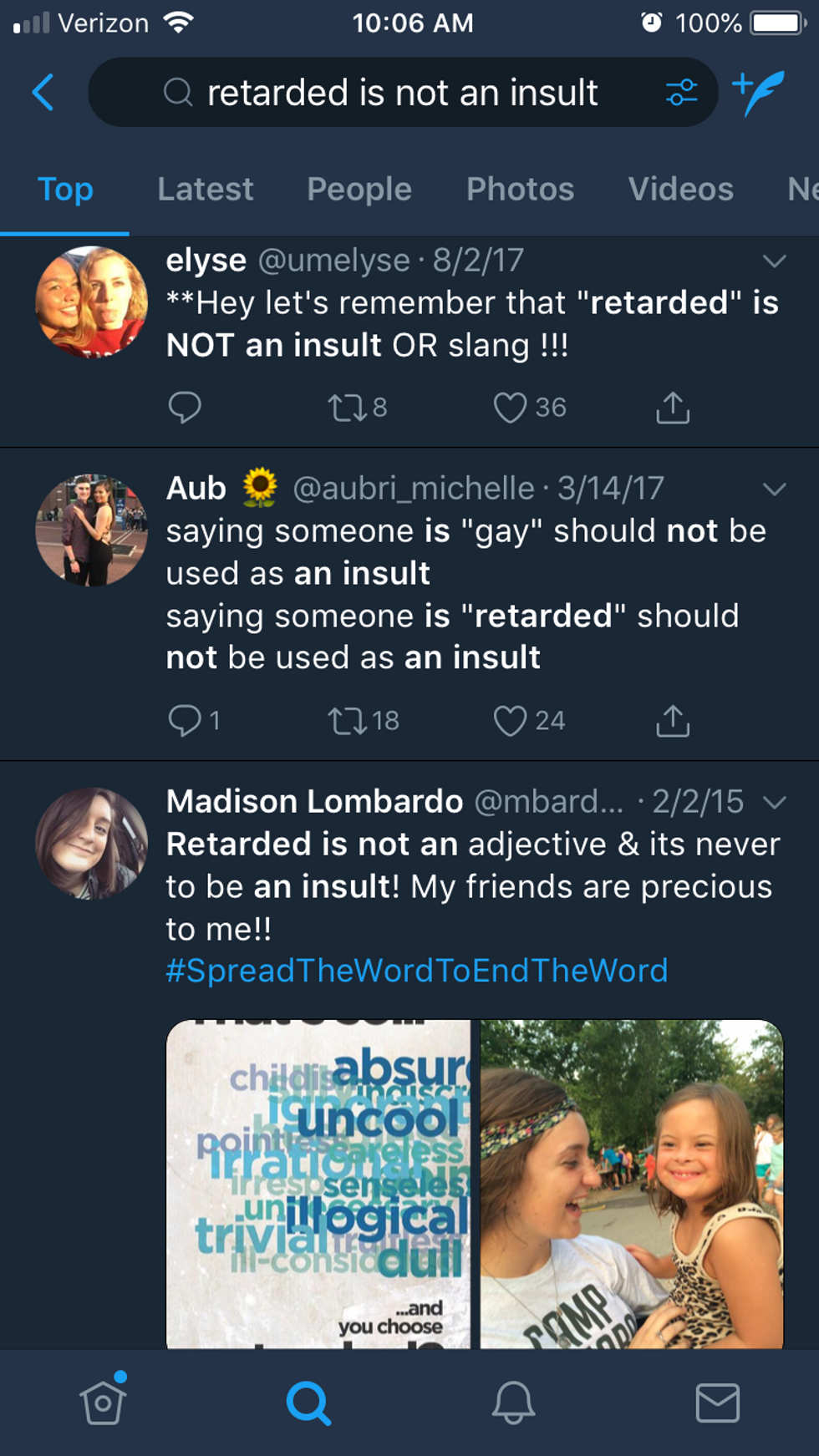 retarded is not an insult