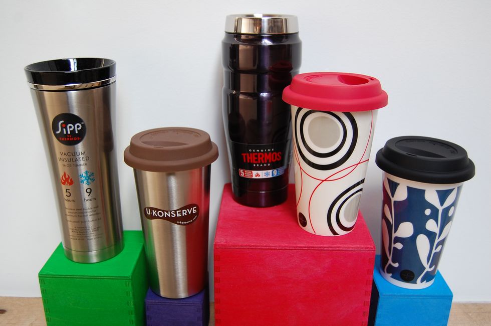 reusable coffee or tea mug