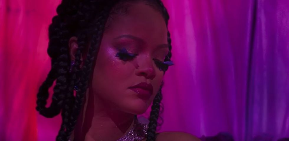 Rhianna fashion show