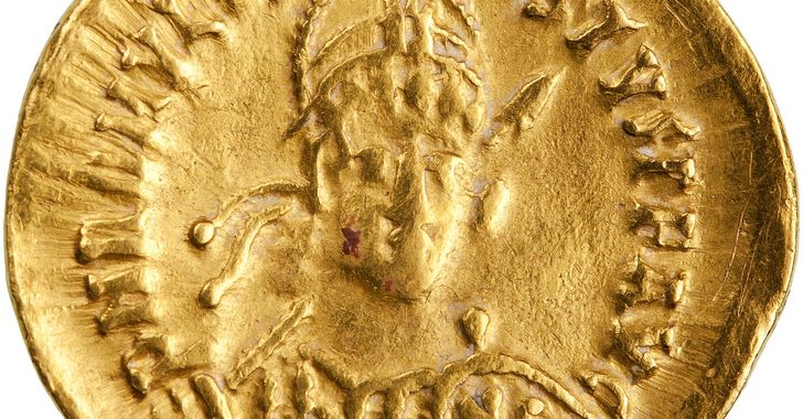 Roman King Romulus coin