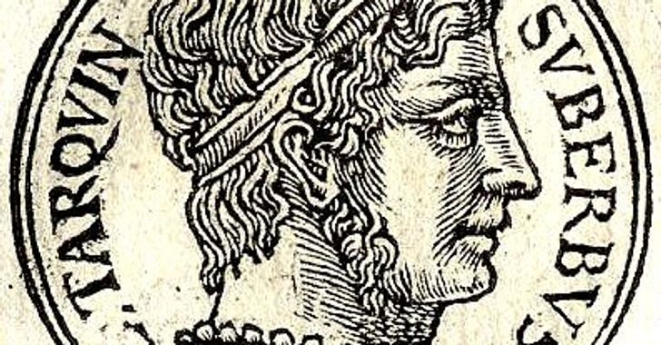 Roman King Tarquin the Superb