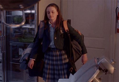 Rory dropping backpacks