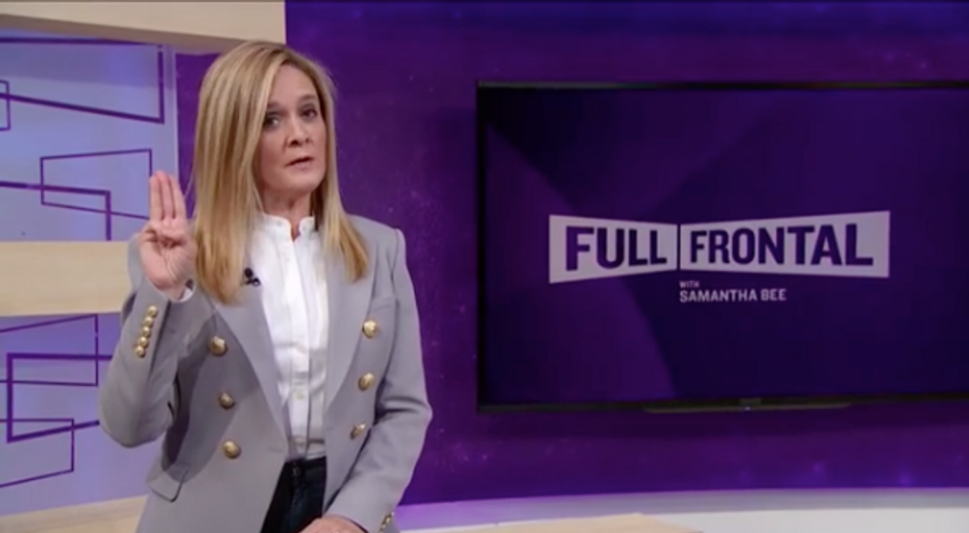 Samantha Bee on "Full Frontal"