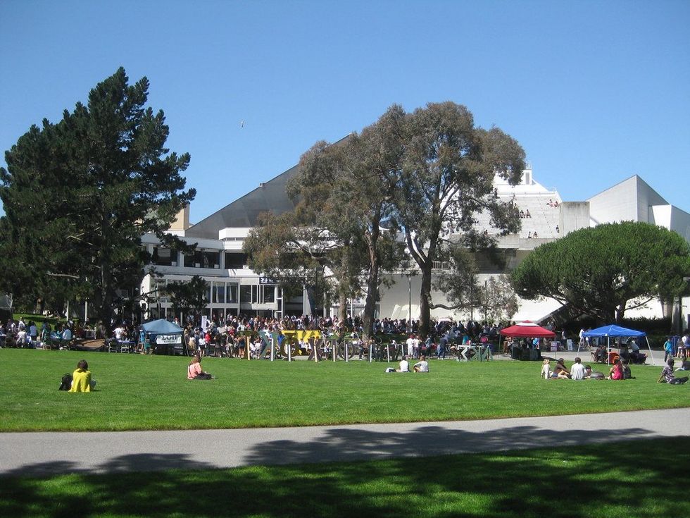San Francisco State University | A picture of the quad at SF