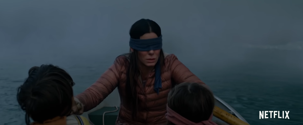 sandra bullock in bird box on netflix